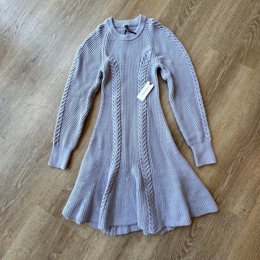 Anthropologie Knit Skater Dress - Size XS - Picture 2 of 7